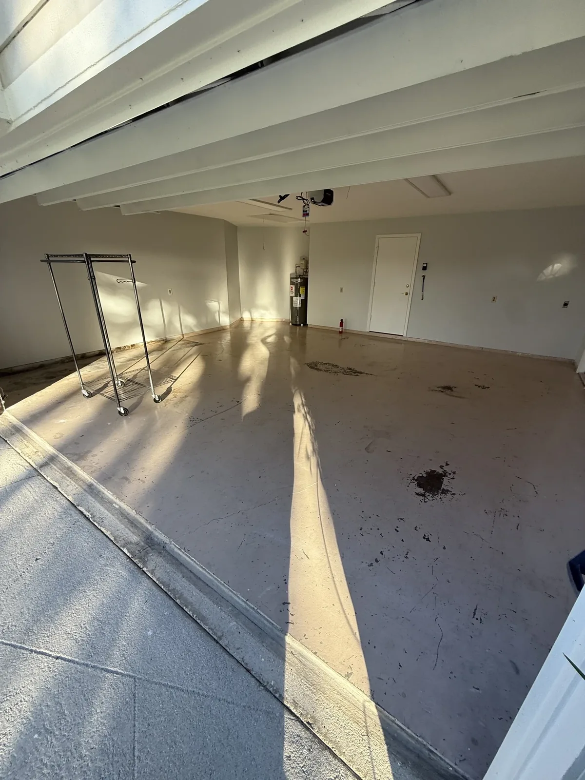 Tropical Breeze Flake — 2-Car Garage before - Naples FL