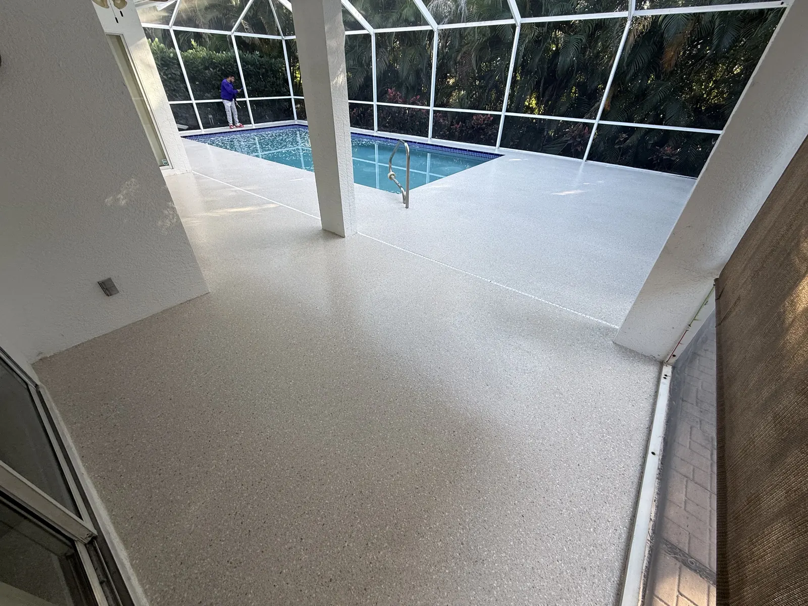 Pool Deck Resurfacing after - Naples FL by EpoxyArt33