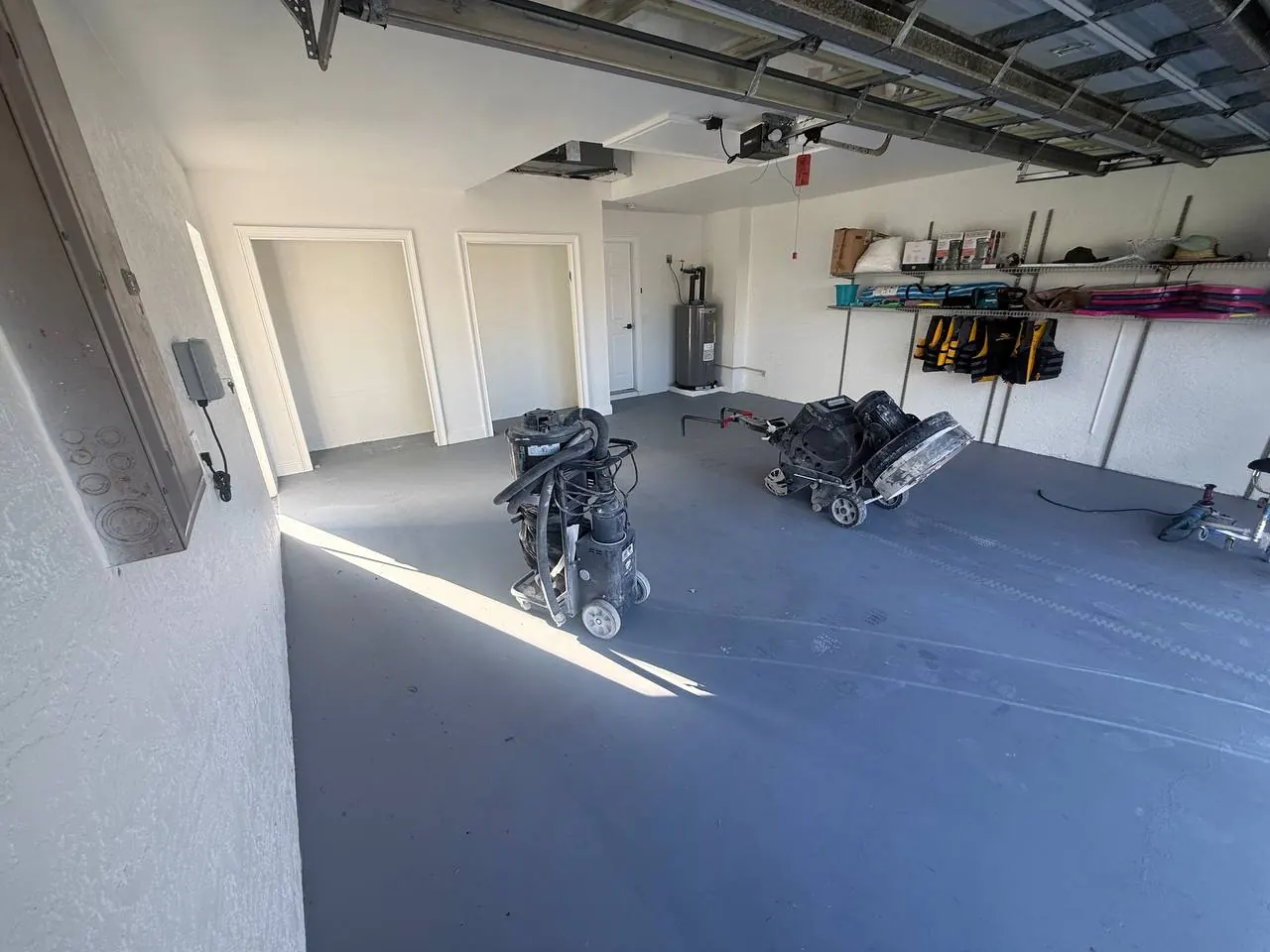 Tidal Wave Flake — 2-Car Garage before - Naples FL